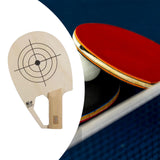 Maxbell Table Tennis Blade Accessory for Outdoor Casual Playing Competition Training Both Hands Brown