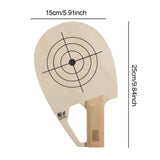 Maxbell Table Tennis Blade Accessory for Outdoor Casual Playing Competition Training Both Hands Brown