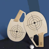 Maxbell Table Tennis Blade Accessory for Outdoor Casual Playing Competition Training Right Hands Brown