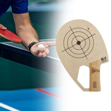 Maxbell Table Tennis Blade Accessory for Outdoor Casual Playing Competition Training Right Hands Brown