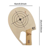 Maxbell Table Tennis Blade Accessory for Outdoor Casual Playing Competition Training Right Hands Brown