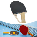 Maxbell Table Tennis Blade Accessory for Outdoor Casual Playing Competition Training Both Hands Black