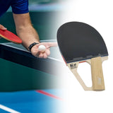 Maxbell Table Tennis Blade Accessory for Outdoor Casual Playing Competition Training Both Hands Black