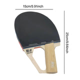 Maxbell Table Tennis Blade Accessory for Outdoor Casual Playing Competition Training Both Hands Black
