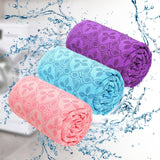 Maxbell Yoga Towel Soft Practice Comfortable Yoga Towel Mat for Sports Travel Indoor violet