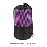 Maxbell Yoga Towel Soft Practice Comfortable Yoga Towel Mat for Sports Travel Indoor violet