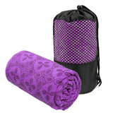 Maxbell Yoga Towel Soft Practice Comfortable Yoga Towel Mat for Sports Travel Indoor violet