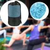 Maxbell Yoga Towel Soft Practice Comfortable Yoga Towel Mat for Sports Travel Indoor blue