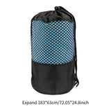 Maxbell Yoga Towel Soft Practice Comfortable Yoga Towel Mat for Sports Travel Indoor blue