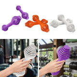 Maxbell 2Pcs Spring Steel Fitness Dumbbells Lady Curl Sports Equipment Hand Weights Violet