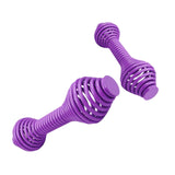 Maxbell 2Pcs Spring Steel Fitness Dumbbells Lady Curl Sports Equipment Hand Weights Violet