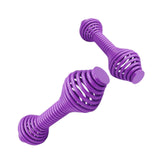 Maxbell 2Pcs Spring Steel Fitness Dumbbells Lady Curl Sports Equipment Hand Weights Violet