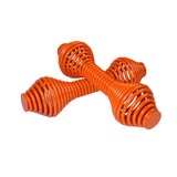 Maxbell 2Pcs Spring Steel Fitness Dumbbells Lady Curl Sports Equipment Hand Weights Orange Red