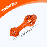 Maxbell 2Pcs Spring Steel Fitness Dumbbells Lady Curl Sports Equipment Hand Weights Orange Red