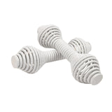 Maxbell 2Pcs Spring Steel Fitness Dumbbells Lady Curl Sports Equipment Hand Weights White