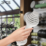 Maxbell 2Pcs Spring Steel Fitness Dumbbells Lady Curl Sports Equipment Hand Weights White