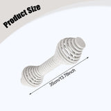 Maxbell 2Pcs Spring Steel Fitness Dumbbells Lady Curl Sports Equipment Hand Weights White