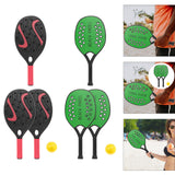Maxbell Beach Tennis Racket Portable Outdoor Competition Premium Beach Tennis Paddle Green Single Racket