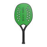 Maxbell Beach Tennis Racket Portable Outdoor Competition Premium Beach Tennis Paddle Green Single Racket