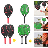 Maxbell Beach Tennis Racket Portable Outdoor Competition Premium Beach Tennis Paddle Green Single Racket