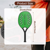 Maxbell Beach Tennis Racket Portable Outdoor Competition Premium Beach Tennis Paddle Green Set
