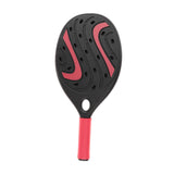 Maxbell Beach Tennis Racket Portable Outdoor Competition Premium Beach Tennis Paddle Black Single Racket