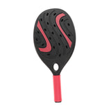 Maxbell Beach Tennis Racket Portable Outdoor Competition Premium Beach Tennis Paddle Black Single Racket