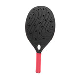 Maxbell Beach Tennis Racket Portable Outdoor Competition Premium Beach Tennis Paddle Black Single Racket