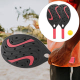 Maxbell Beach Tennis Racket Portable Outdoor Competition Premium Beach Tennis Paddle Black Set