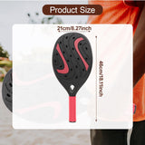 Maxbell Beach Tennis Racket Portable Outdoor Competition Premium Beach Tennis Paddle Black Set