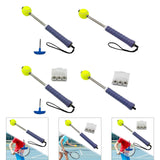 Maxbell Tennis Serve Trainer Learning Beginners Portable with Sound Hitting Feedback Style A