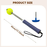 Maxbell Tennis Serve Trainer Learning Beginners Portable with Sound Hitting Feedback Style A