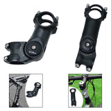 Maxbell 1.25inch Adjustable Mountain Bike Stem Riser Sturdy Handlebar Riser Extender 90x31.8x28.6mm