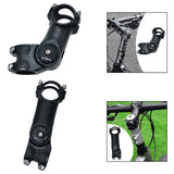 Maxbell 1.25inch Adjustable Mountain Bike Stem Riser Sturdy Handlebar Riser Extender 90x31.8x28.6mm