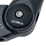Maxbell 1.25inch Adjustable Mountain Bike Stem Riser Sturdy Handlebar Riser Extender 90x31.8x28.6mm