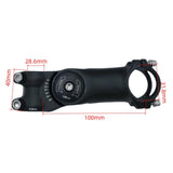 Maxbell 1.25inch Adjustable Mountain Bike Stem Riser Sturdy Handlebar Riser Extender 100x31.8x28.6mm