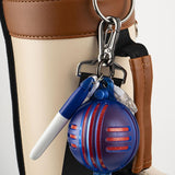 Maxbell Golf Ball Liner Gift Golf Ball Alignment Marker for Outdoor Sports Beginners blue