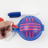 Maxbell Golf Ball Liner Gift Golf Ball Alignment Marker for Outdoor Sports Beginners blue