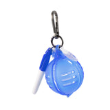 Maxbell Golf Ball Liner Gift Golf Ball Alignment Marker for Outdoor Sports Beginners blue