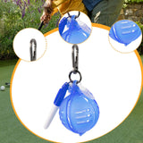 Maxbell Golf Ball Liner Gift Golf Ball Alignment Marker for Outdoor Sports Beginners blue