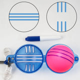 Maxbell Golf Ball Liner Gift Golf Ball Alignment Marker for Outdoor Sports Beginners blue