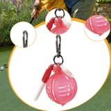 Maxbell Golf Ball Liner Gift Golf Ball Alignment Marker for Outdoor Sports Beginners red