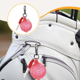 Maxbell Golf Ball Liner Gift Golf Ball Alignment Marker for Outdoor Sports Beginners red