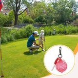 Maxbell Golf Ball Liner Gift Golf Ball Alignment Marker for Outdoor Sports Beginners red