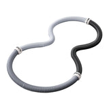 Maxbell Weighted Fitness Hoop Waist Training Tool for Men Women Portable Spring Hoop