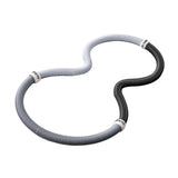 Maxbell Weighted Fitness Hoop Waist Training Tool for Men Women Portable Spring Hoop