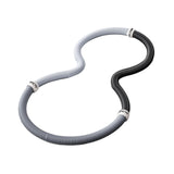 Maxbell Weighted Fitness Hoop Waist Training Tool for Men Women Portable Spring Hoop