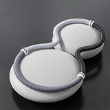 Maxbell Weighted Fitness Hoop Waist Training Tool for Men Women Portable Spring Hoop