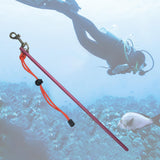 Maxbell Diving Stick Multifunctional Compact Diving Ding Stick for Underwater Sports Rose Red