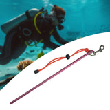 Maxbell Diving Stick Multifunctional Compact Diving Ding Stick for Underwater Sports Rose Red